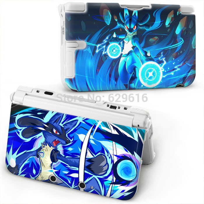  ϸ ABS ũŻ  ϵ ̽ ܼ Ŀ nintend O 3DS XL 3dsll ucario /Cheap pokemon ABS Crystal Protector Hard Case console cover nintend o 3DS XL 3